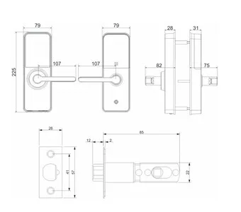 Замок DAHUA DHI-ASL2101K-R DHI-ASL2101K-R Замок DAHUA DHI-ASL2101K-R DHI-ASL2101K-R
