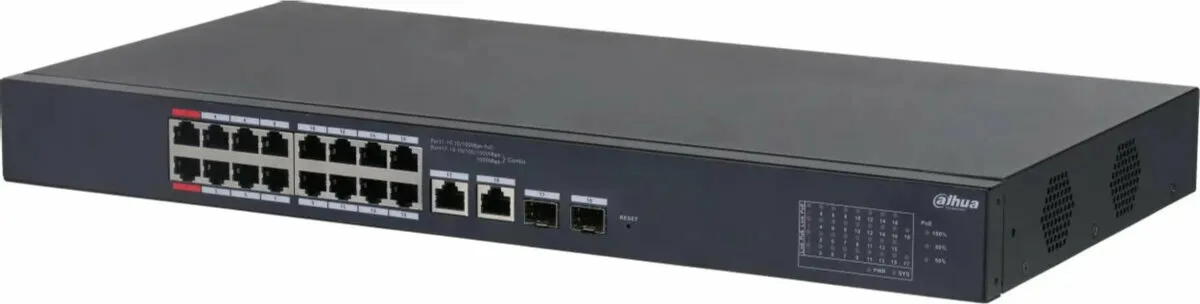 DAHUA DH-CS4218-16ET-135 Коммутатор POE